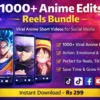The 1000+ Anime Edits Reels Bundle is a powerful collection of viral-style anime short videos designed for Instagram Reels, TikTok, Facebook Reels, and YouTube Shorts. This bundle includes more than 1000 engaging anime edit clips featuring action scenes, emotional moments, and trending anime content. It is perfect for anime fan pages, content creators, and social media marketers who want to grow their audience quickly with high-engagement anime content.