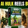 The 500+ AI Hulk Story Reels Bundle is a unique collection of more than 500 AI-generated Hulk story videos designed for Instagram Reels, TikTok, Facebook Reels, and YouTube Shorts. These reels feature creative superhero storytelling, action moments, and engaging Hulk-themed clips that can help creators grow their social media pages with viral-style content.